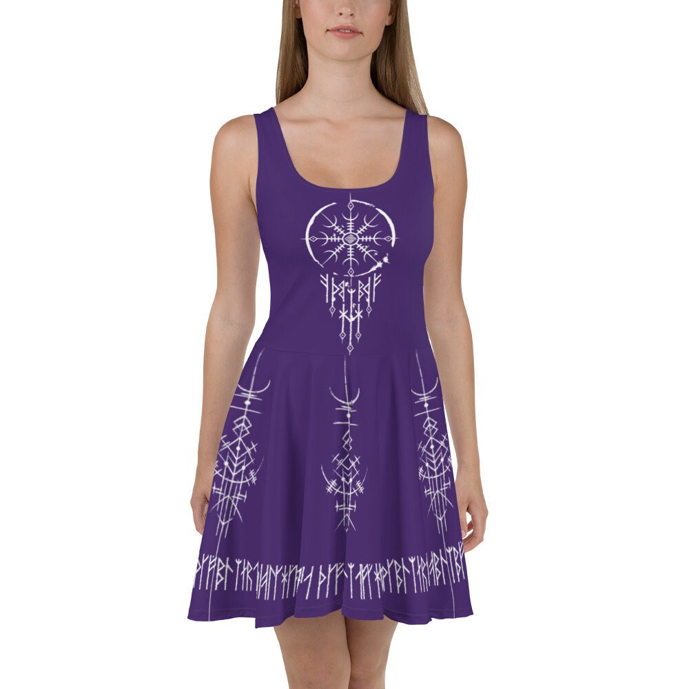 Norse Dreamcatcher Dress, Modern Viking, Casual Viking dress