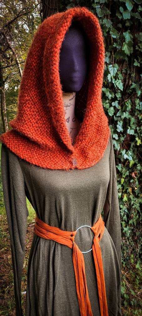 Autumn Hood, Norse Witch, Chunky Style Hood