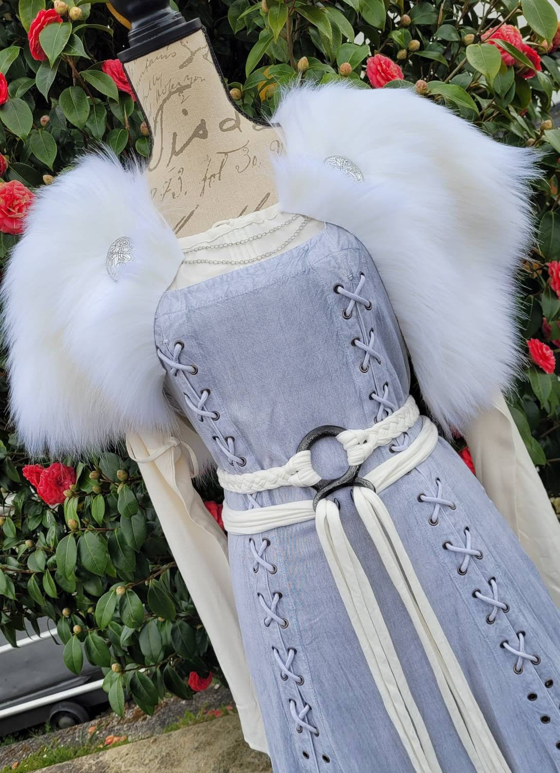 Handwoven Troll Cross Belt: Braided Norse Pagan Belt