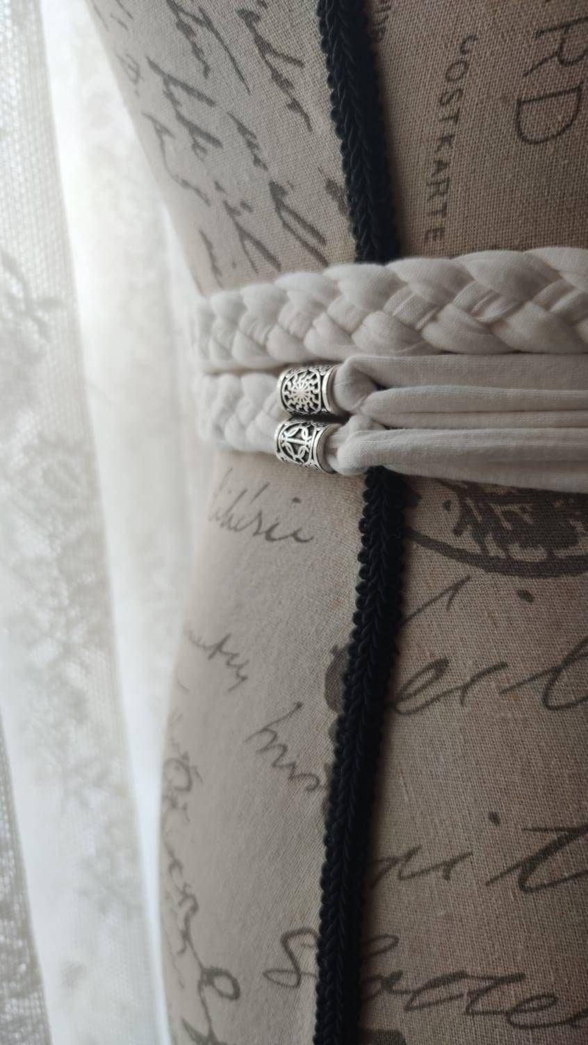 Norse Belt: Freya Belt,Handmade Braided,Viking  Costume Style