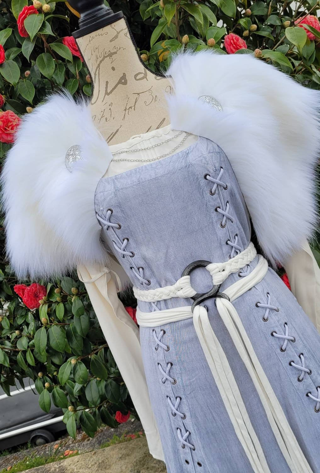 Norse Belt: Freya Belt,Handmade Braided,Viking  Costume Style