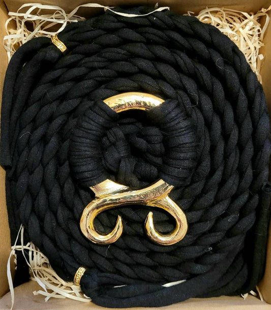 Handmade Norse Troll Cross Belt: Golden Edition, Viking Accessory