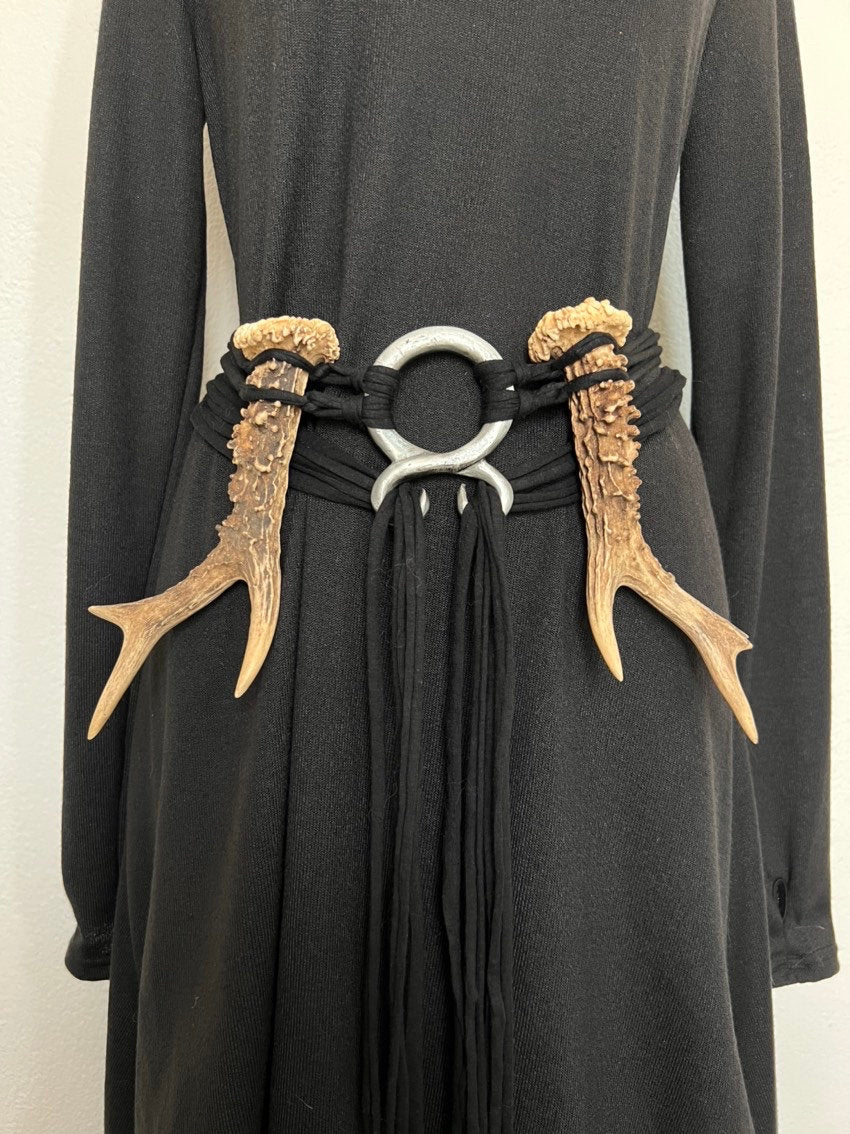 Handmade Norse Antler Belt: Norse Witch Belt