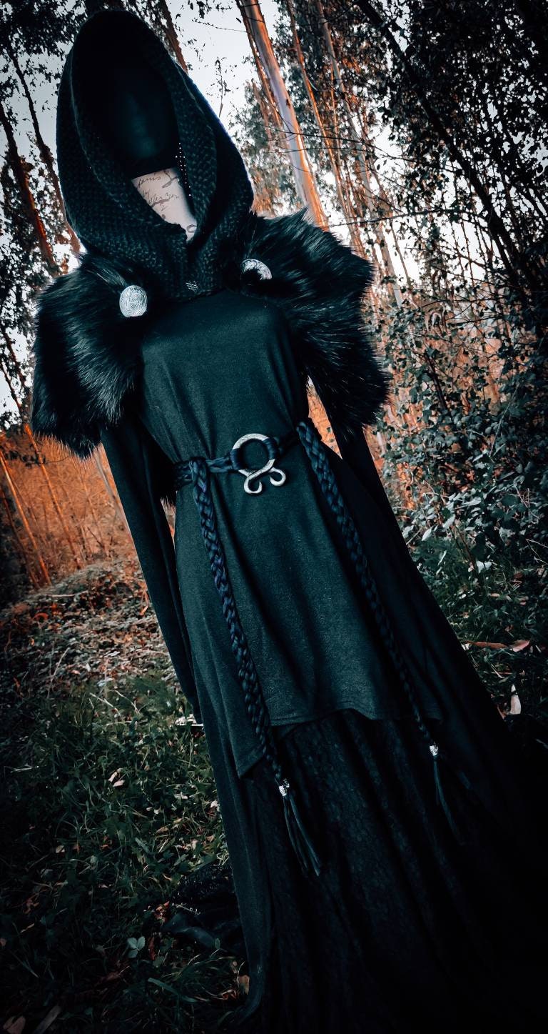 Plus Size Viking Belt: Handmade Troll Cross, Norse Waist Band