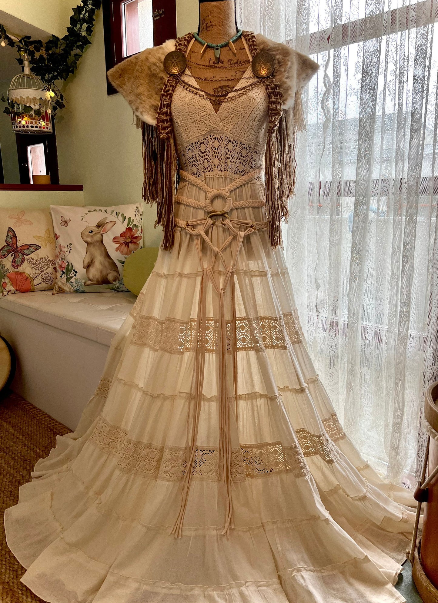 Princess of North Deluxe Wedding Set with Flower Girl Set custom for Christiana