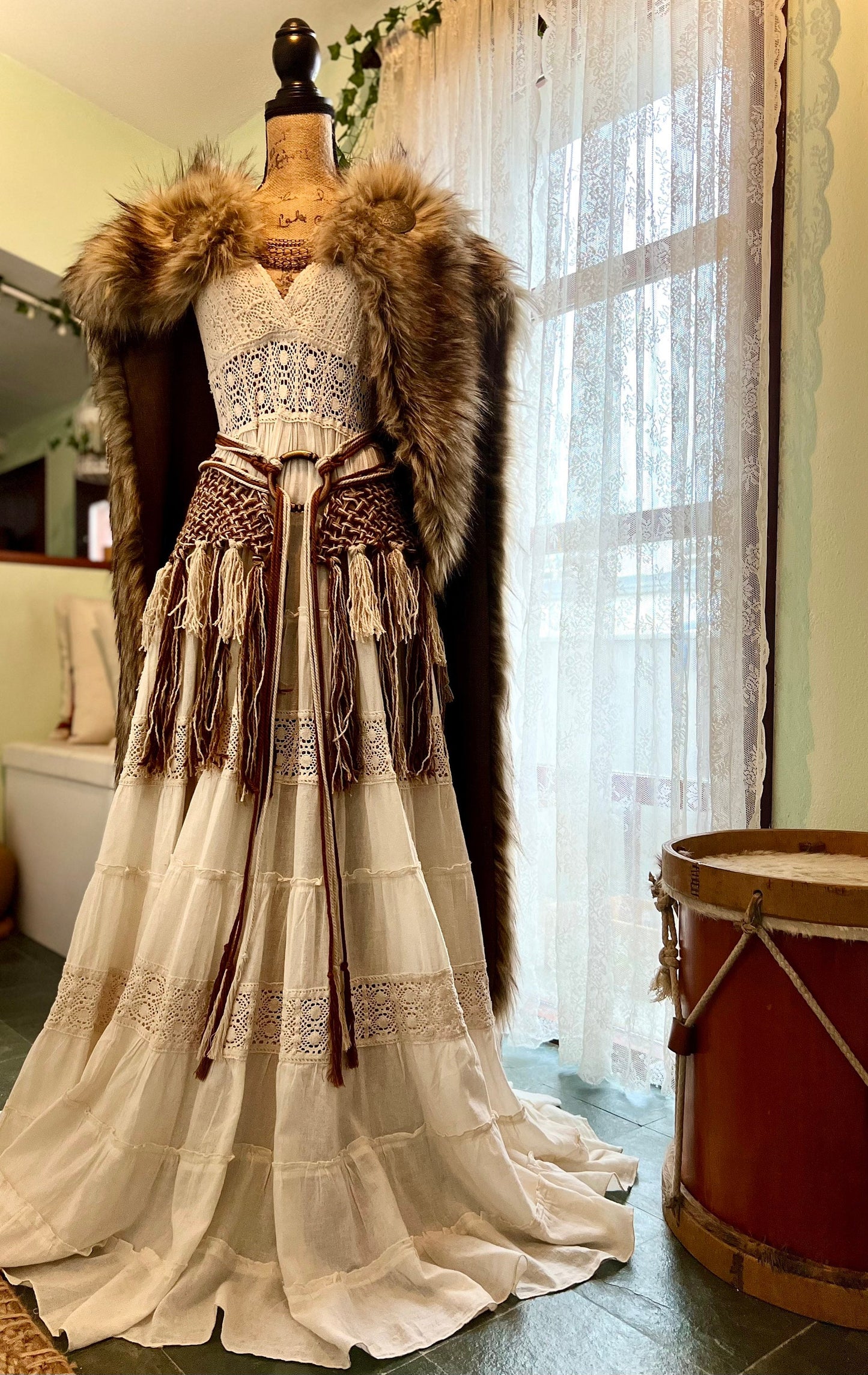 Princess of North Deluxe Wedding Set with Flower Girl Set custom for Christiana