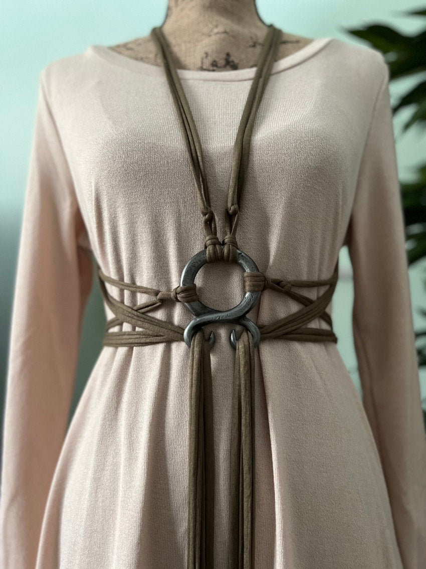 Authentic Norse Belt,Viking Belt,The Original Norse Belt, by TribalWitch Design, Norse Witch Belt, Troll Cross Belt