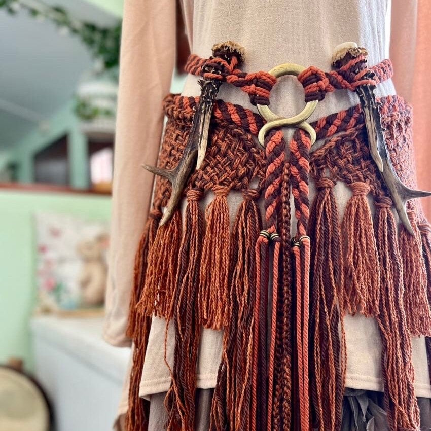 Norse Shaman Shawl Set, Autumn Witch Set