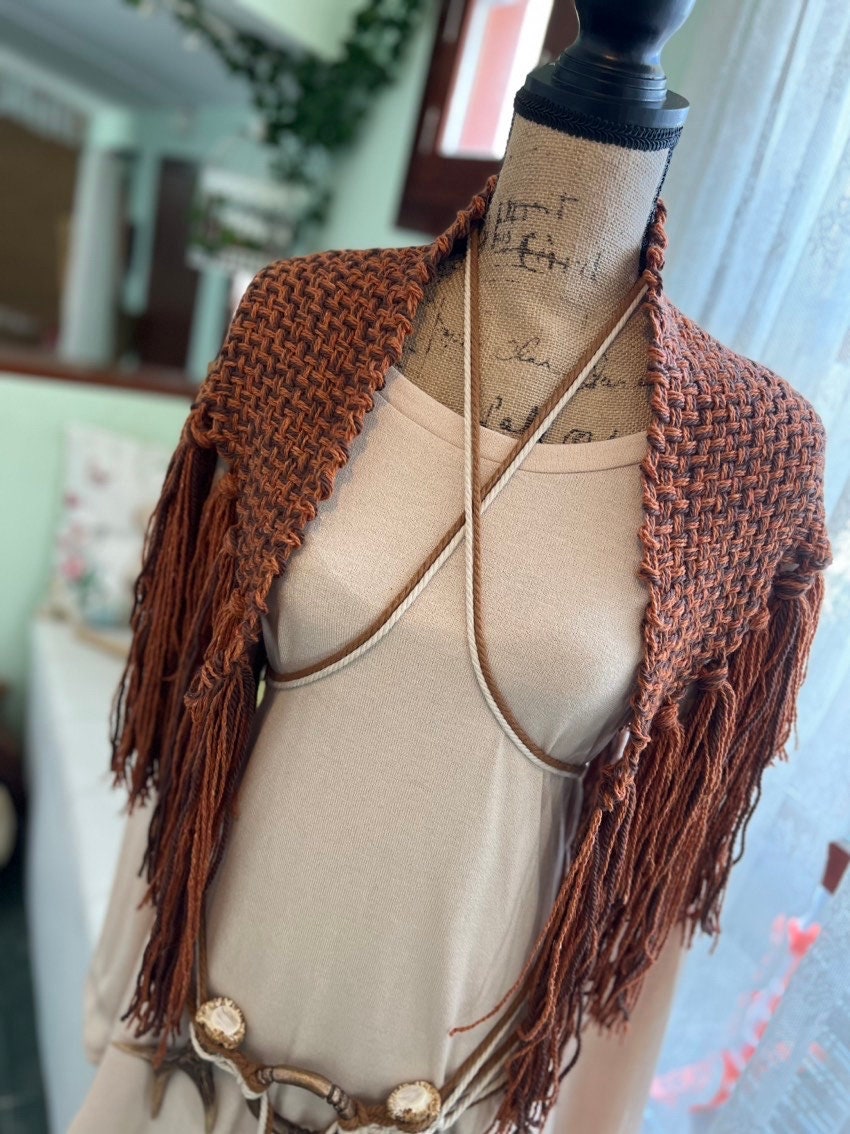 Norse Shaman Shawl Set, Autumn Witch Set