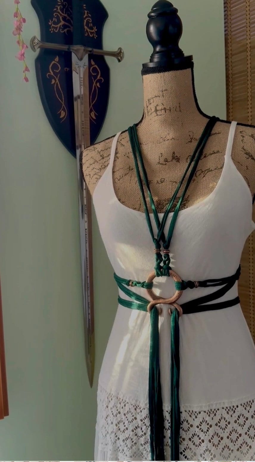 Norse Witch Belt: Beltane Edition, Troll Cross Harness