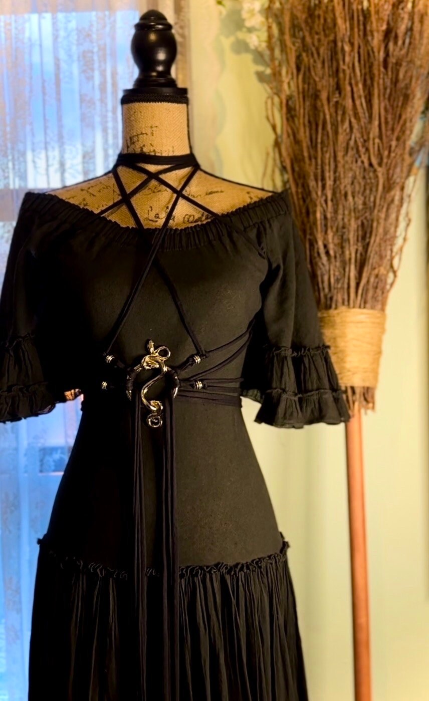 Lilith Serpent Belt Harness: Gothic Pagan Waist Chain