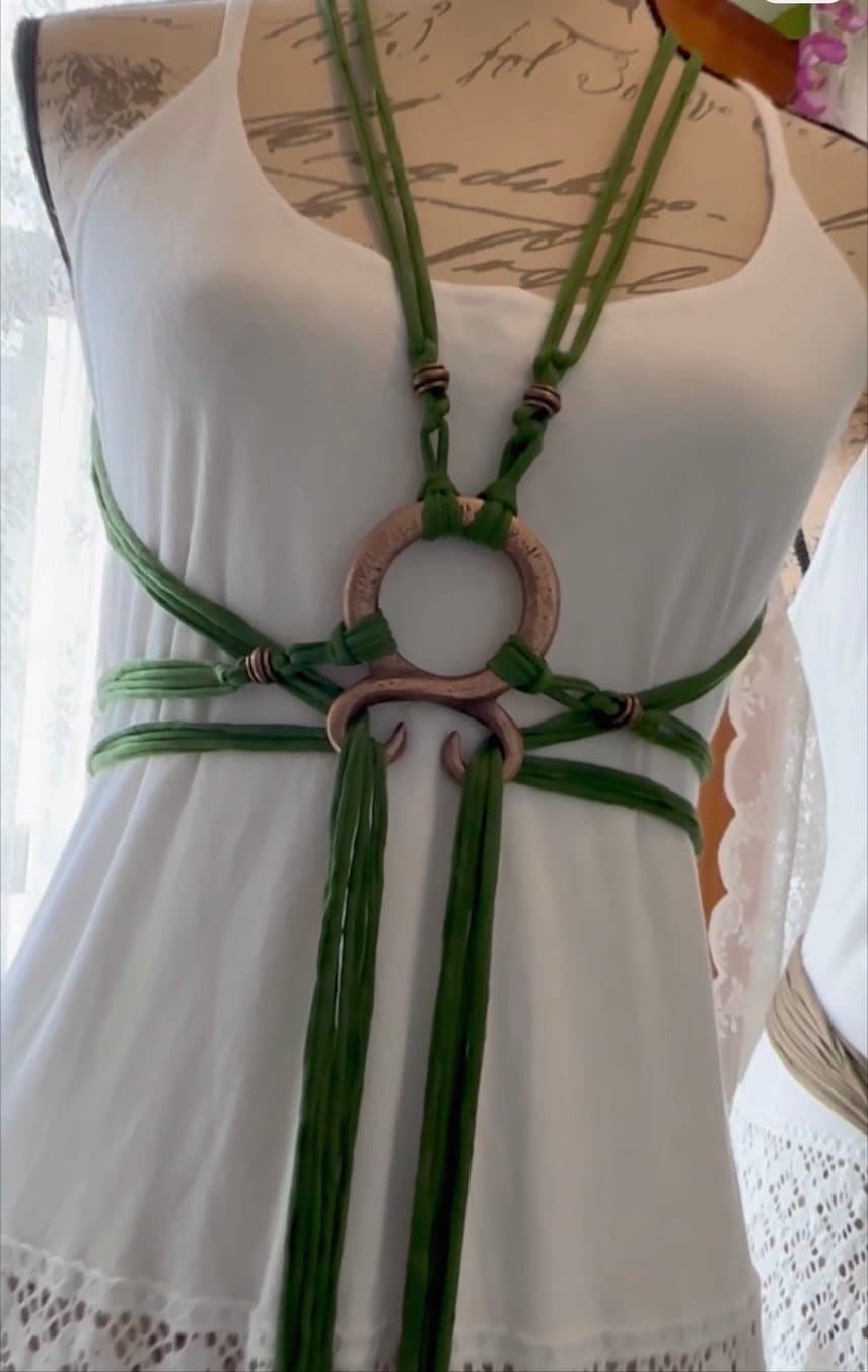 Norse Witch Belt: Beltane Edition, Troll Cross Harness