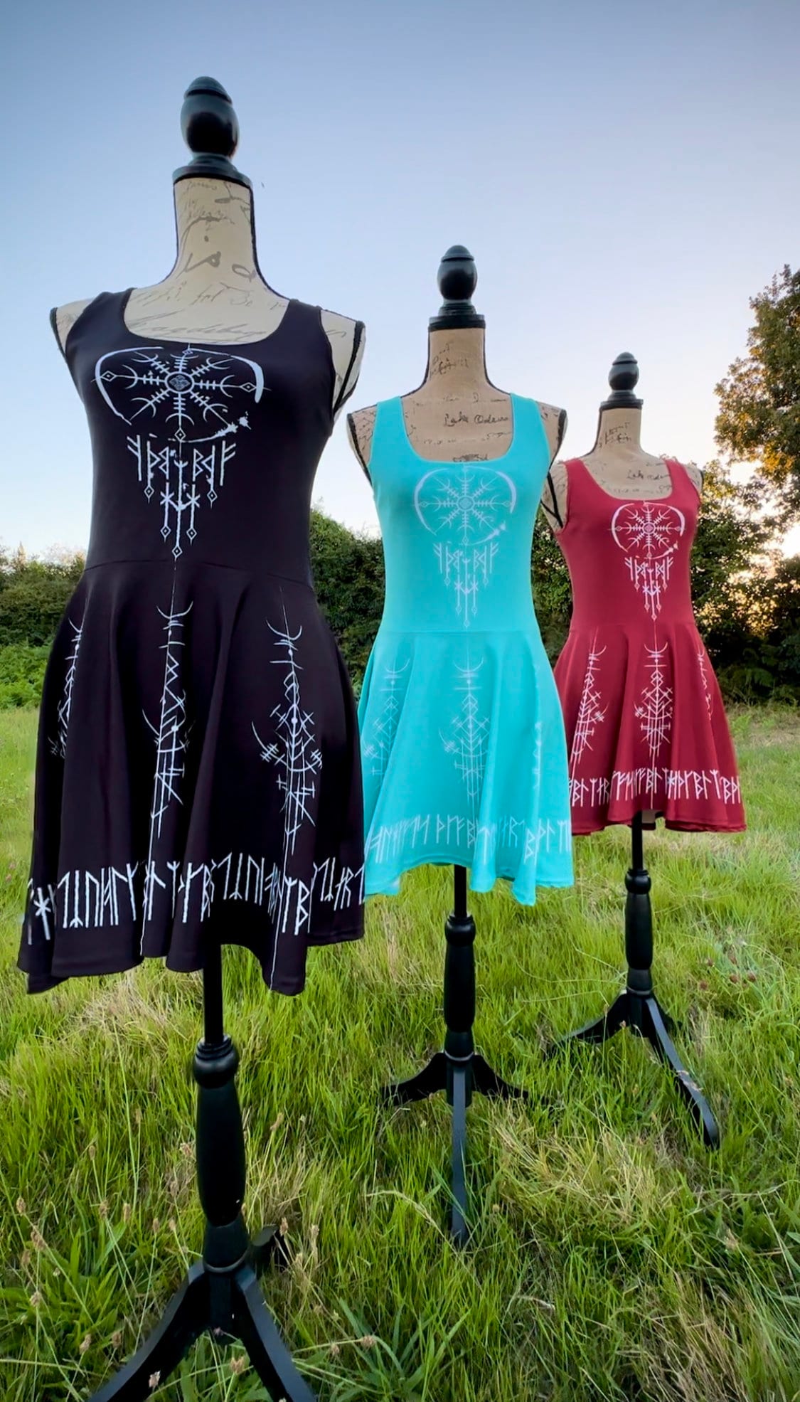 Norse Dreamcatcher Dress, Modern Viking, Casual Viking dress