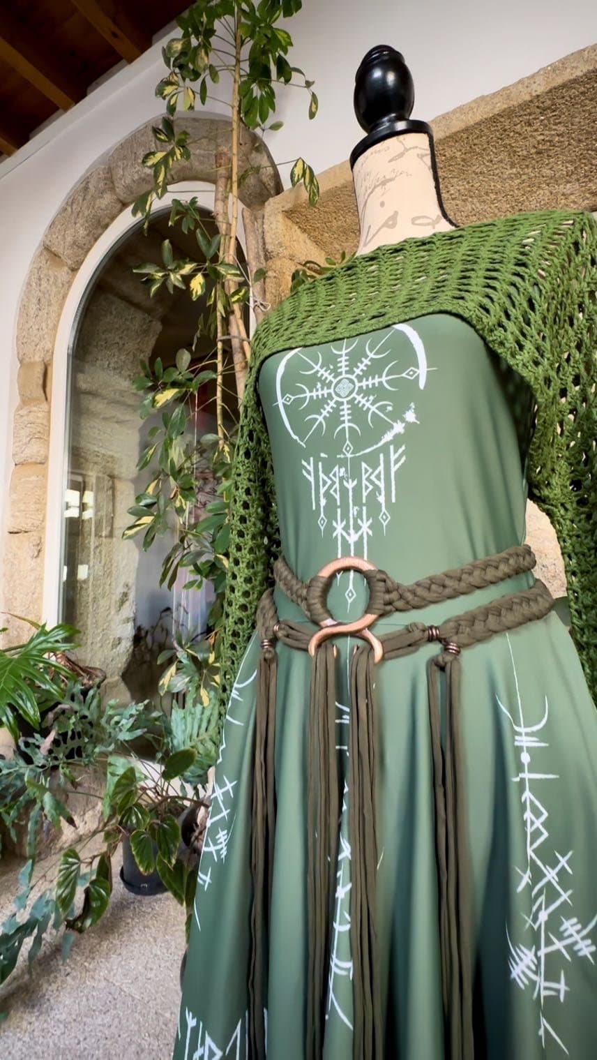Norse Dreamcatcher Dress Forest Witch Edition