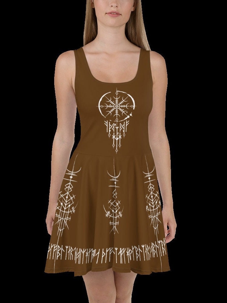 Norse Dress Full Set: Forest Witch, Troll Cross Belt, Shrug