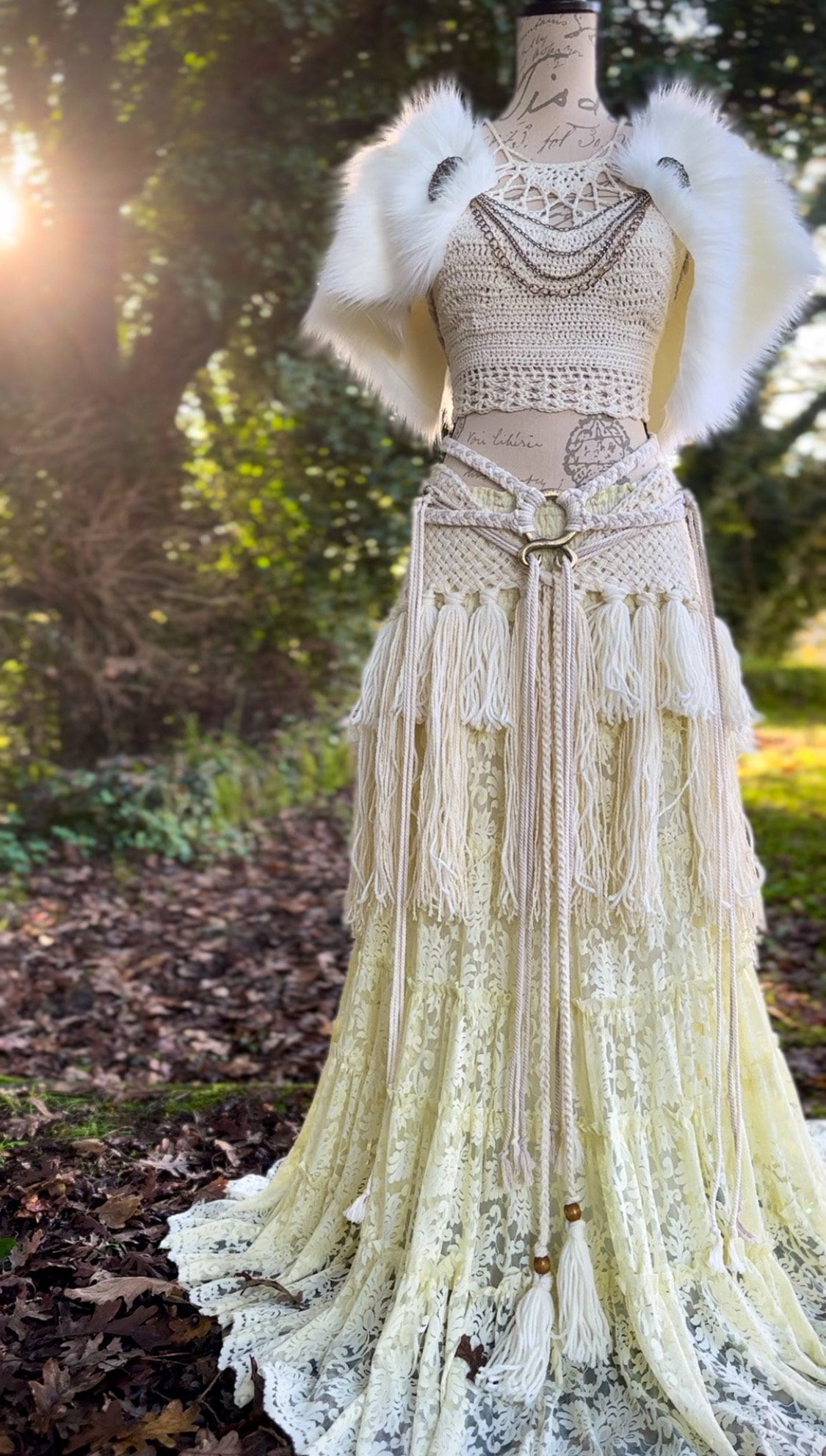 Norse Wedding Dress Set for Eliska Parisová