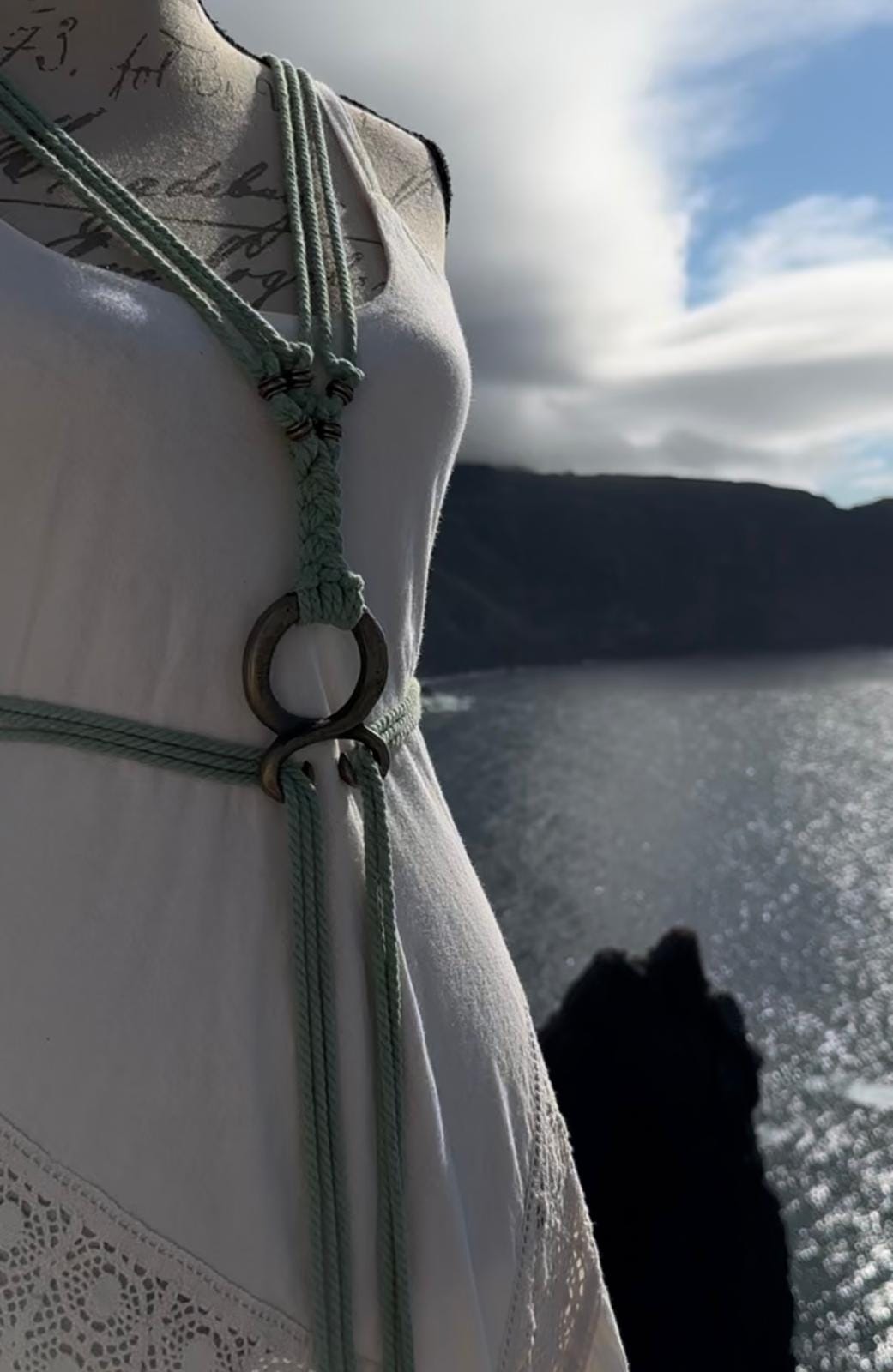 Handmade Freya Treasure Belt: Norse Viking Harness, Celtic Wedding