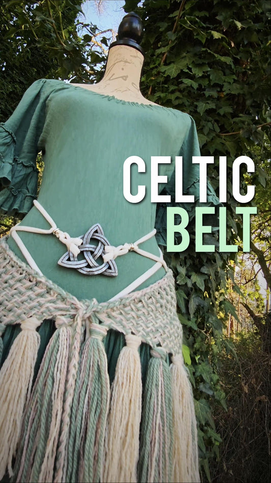 Handfasting, Celtic Triquetra Knot Belt, Celtic Wedding