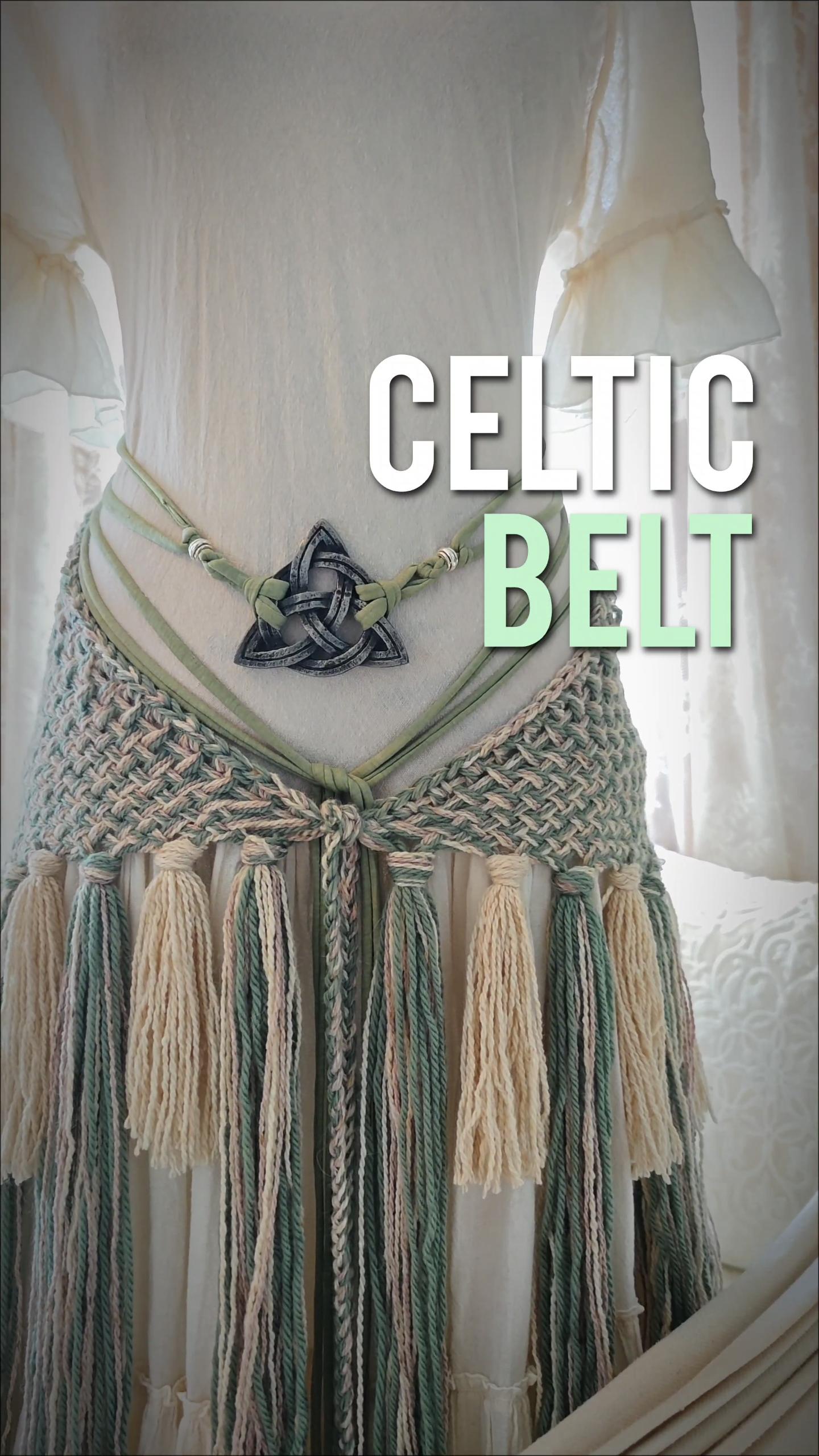 Handfasting, Celtic Triquetra Knot Belt, Celtic Wedding