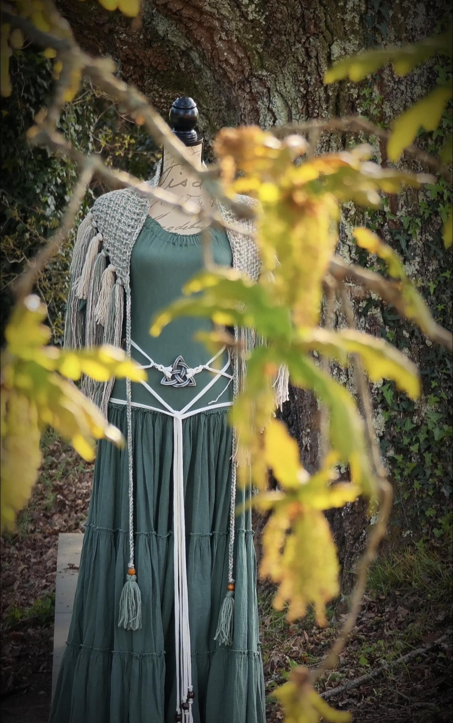 Handfasting Celtic Belt, Triquetra Knot Harness Belt, Pagan Wedding