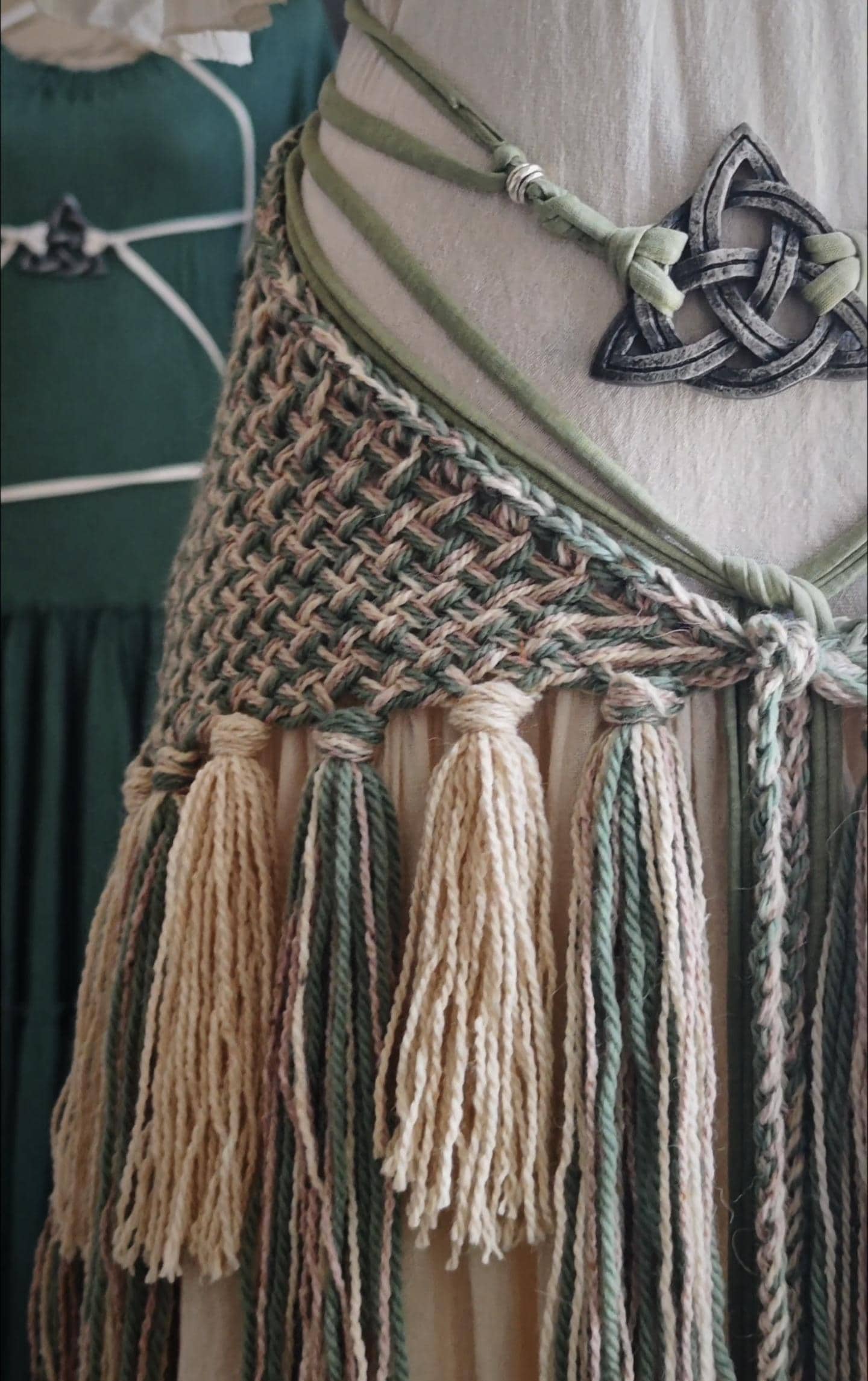 Handfasting, Celtic Triquetra Knot Belt, Celtic Wedding