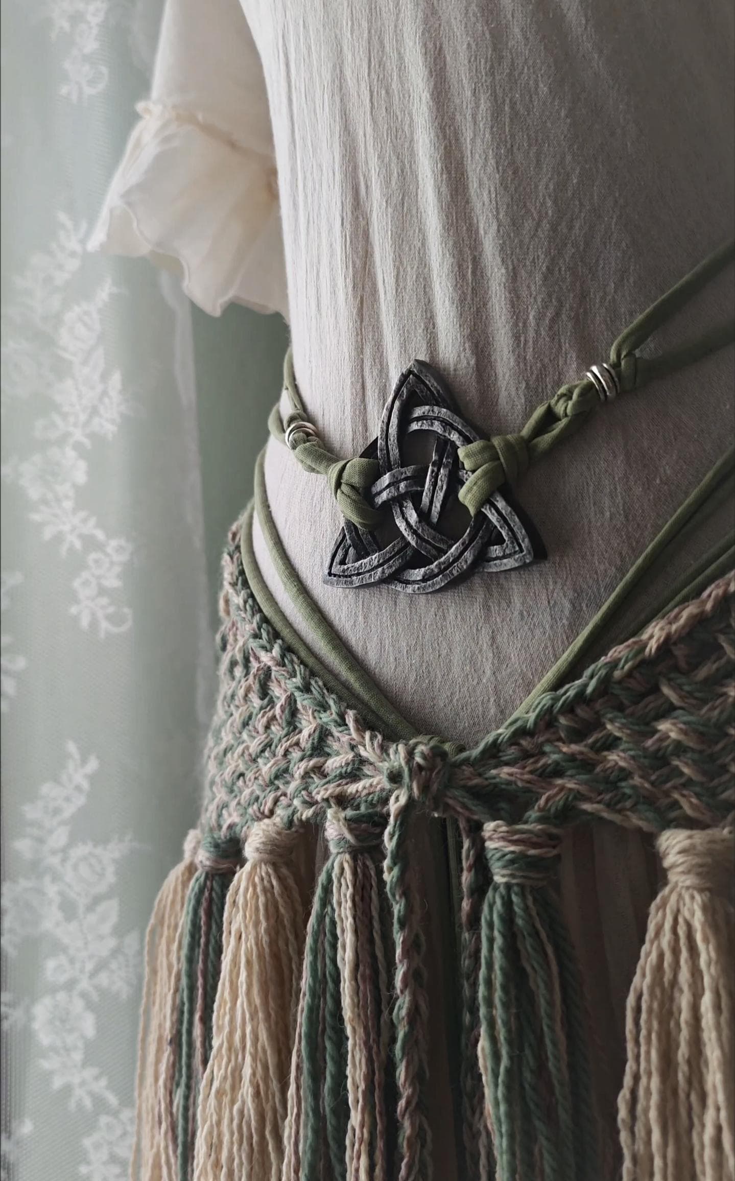 Handfasting, Celtic Triquetra Knot Belt, Celtic Wedding