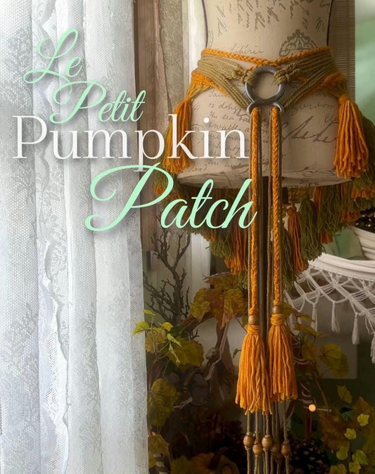 Le petit Pumpkin Patch Shawl Set, Woven Autumn Shawl handmade with Alpaca & Wool