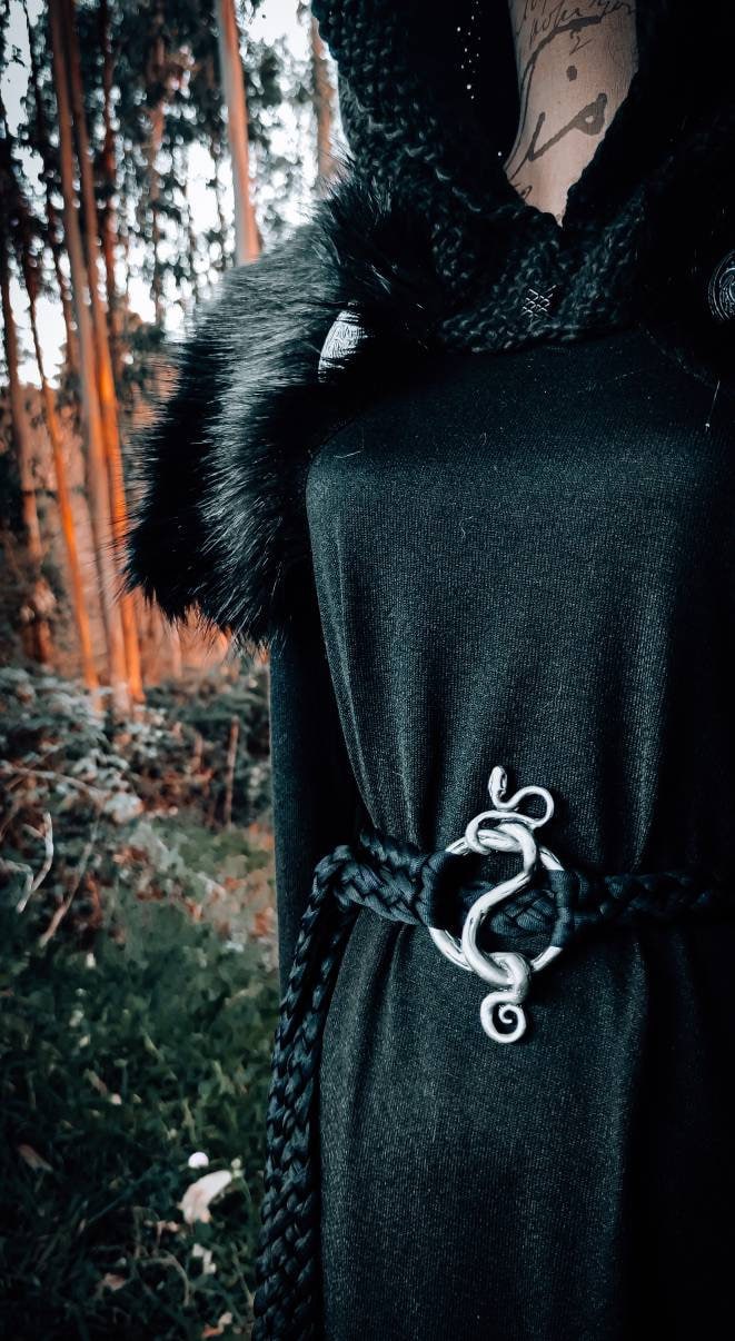 Gothic Waist Belt, Lilith Belt, Gothic Belt, Serpent Belt, Snake Belt, Witch Belt, Pagan Belt, Gothic Fashion, Pagan Wedding, Dark Goth Belt